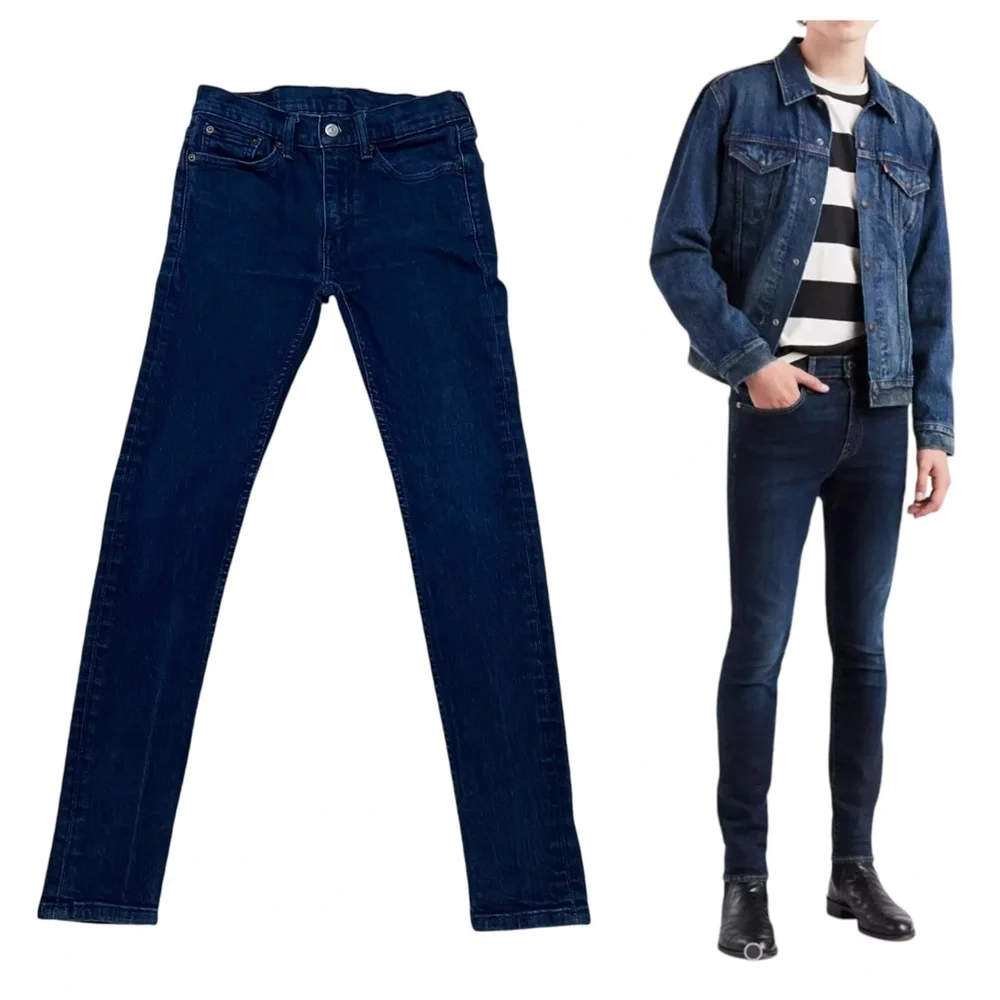 Levi’s 519 Extreme Skinny Dark Wash Jeans Blue